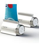 TubeTek Toothpaste Tube Squeezer 2-Pack  Dispenser Roller Wringer for Paint  Lotion  Cream  Glue. Made in USA. Color: Satin Nickel Satin Nickel 2-pack - Buy Online on GoSupps.com