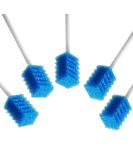 MUNKCARE Oral Care Swabs Disposable- Blue 100 Counts - Buy Online on GoSupps.com