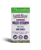 Paradise Herbs Earthâ€™s Blend One Daily Superfood Multi-Vitamin - No Iron, 30 Veggie Capsules - Buy Online on GoSupps.com