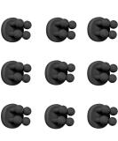 Tecbull Funny Hooks Toothbrush & Razor Holder - No Drilling Self-Adhesive Clamp (18-Piece Set: 9 Hooks + 9 Replacement Pads) - Buy Online on GoSupps.com