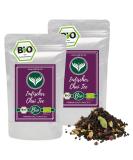 Buy Azafran ORGANIC Indian Chai Tea - Spiced Loose Leaf 500g & 250g (Pack of 2) | International Shipping Available - Buy Online on GoSupps.com