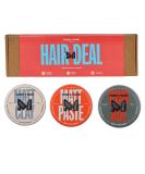 Men Rock Hair Styling Set - Matt Paste Hair Matt Clay Pomade Men 3 x 30ml - Versatile Easy to Wash Out