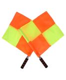 2 Pcs Linesman Flags with Sponge Handle & Storage Bag - Ideal for Sports Matches & Training - Buy Online on GoSupps.com