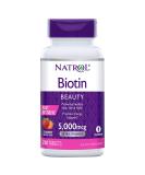Natrol Biotin 5000 mcg Fast Dissolve Tablets - Strawberry Flavor - 250 Count - Buy Online on GoSupps.com