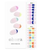Buy O'Hora Semi Cured Gel Nail Strips - N Rainbow French | Salon-Quality Long Lasting Easy Application & Removal - International Shipping Available - Buy Online on GoSupps.com
