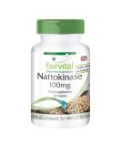 Fairvital | Nattokinase 100mg - Bulk Pack for 3 Months - Vegan - HIGH Dosage - 90 Tablets - 2000 FU - Buy Online on GoSupps.com