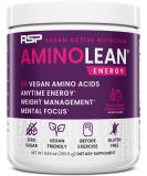 RSP Nutrition AminoLean Pre Workout Powder - Blackberry Pomegranate - 30 Servings - Buy Online on GoSupps.com