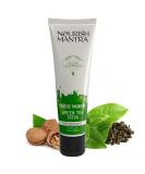 NOURISH MANTRA Green Tea Tatva Face Wash - 2-in-1 Exfoliator & Cleanser with Niacinamide | All Skin Types | Paraben & SLS Free | 100ml - Buy Online on GoSupps.com