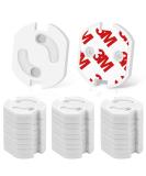 Kimsky Child Safety Sockets - 30-Piece Set with Rotary Mechanics & Adhesive Tape | Baby & Kids Socket Protection - Buy Online on GoSupps.com