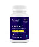 Safrel Nighttime Sleep Aid 50mg 250 Softgels | Non-Habit Forming Support for Restful Sleep | Fall Asleep Faster & Wake Up Refreshed - Buy Online on GoSupps.com