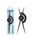 Golden Ratio Eyebrow Caliper Stencil Ruler for Makeup and Tattoo - Black - Buy Online on GoSupps.com