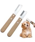 Professional Trimmeters Set for Dogs & Cats - Stainless Steel Fine & Medium Tooth Care Kit - Buy Online on GoSupps.com