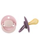 Buy Baby-Nova Latex Baby Pacifiers Set - Cherry Shape Natural Rubber BPA-Free Made in Germany - Ideal for 0-24 Months - Rosa & Lila - Buy Online on GoSupps.com