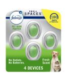 Febreze Small Spaces Air Freshener, Pet Friendly Air Fresheners Alternative for Home, Room Air Freshener, Fresh Scent, Room Deodorizer & Odor Fighter for Strong Odor (4 Count) - Buy Online on GoSupps.com