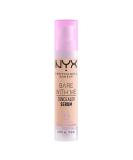 NYX PROFESSIONAL MAKEUP Bare With Me Concealer Serum, Up To 24Hr Hydration - Light 02 LIGHT - Buy Online on GoSupps.com