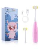 Cellena Kids Auto Toothbrush, U31 Sonic Electric Toothbrushes, Food Grade Silicone Soft Bristles, 2 Brush Heads (Pink-Regular) - Buy Online on GoSupps.com