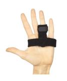 Vive Trigger Finger Splint Brace - Finger Support for Curved or Broken Fingers - Adjustable Breathable Fit - Aluminum Pain Relief Guard - Black - Buy Online on GoSupps.com