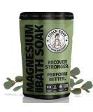 Coach Soak Recovery Bath: Natural Magnesium Flakes with 21 Minerals, Essential Oils, and Dead Sea Salts - Eucalyptus Tea Tree Blend for Post Workout Rejuvenation - Buy Online on GoSupps.com