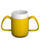 Ornamin Two Handled Mug 140ml Yellow (Model 815) | Drinking Aid Feeding Cup Thermal Mug - Buy Online on GoSupps.com