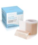 Silicone Scar Sheets 1.6 x 120 - Effective Scar Treatment Tape for Keloids Tummy Tuck & Surgical Scars - Premium Silicone Scar Strips - Buy Online on GoSupps.com