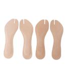 Flip Flop Cushion Insoles - Soft Shockproof PU Leather Adhesive Pads for Sandals & High Heels - 2 Pairs - Buy Online on GoSupps.com