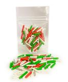 A Pinch Of...- Twinkle Christmas Macaroni Rods -25g. Red White Green and Silver perfect Christmas sprinkles for your festive cakes and bakes. Just enough for a single bake. - Buy Online on GoSupps.com