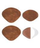 Shoe Heel Repair Kit - 2 Pair Self-Adhesive Heel Hole Patch for Sports Shoes - Soft & Durable Brown Repair Solution - Buy Online on GoSupps.com
