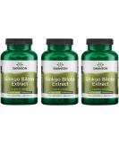 Swanson Ginkgo Biloba Extract 60 mg - 240 Capsules | Boost Memory & Focus - Buy Online on GoSupps.com