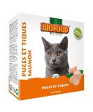 Biofood Garlic Tablets for Cats - Salmon Flavor | Premium Health Supplement for Feline Wellness | International Shipping Available - Buy Online on GoSupps.com