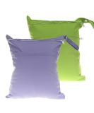 2 PCS Wet Bag Wet Bags for Swimming Waterproof Wet Dry Bags Reusable Washable Cloth Diaper Bags Nappy Bags with Double Zipper Pockets for Items Wet Clothes Swimming Gym Beach Bag(Purple+Green) - Buy Online on GoSupps.com