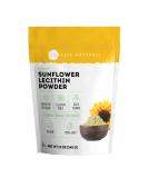 Sunflower Lecithin Powder for Baking Bread, Gummies, Cooking (12oz) - Kate Naturals. 100% Natural, Gluten Free, Non-GMO Substitute for Lecithin Powder for Liposomal Vitamin C, Lactation Supplement - Buy Online on GoSupps.com