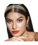 Woeoe Women's Sparkle Rhinestone Headband - Crystal Bridal Party Head Chain - Buy Online on GoSupps.com