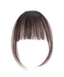 Natural Synthetic Hair Flat Bangs/Fringe Mini Hair Bangs Fashion one Clip-in Hair Extension(Dark Brown) - Buy Online on GoSupps.com