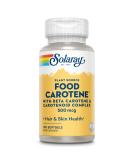Solaray Food Carotene, Vitamin A 10000 IU | Healthy Skin, Eyes, Antioxidant & Immune Support (100 CT) 100 Count (Pack of 1) - Buy Online on GoSupps.com