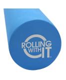 Rolling With It Foam Roller - High Density - for Exercise and Muscle Recovery - Eco-Friendly Back Roller - Select Size Below 13-18-36 inches 18 x 6 Inch - Buy Online on GoSupps.com