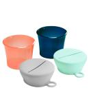 Boon SNUG Snack Cups and Lids - Set of 2 Mint Snack Cups with Lids - Buy Online on GoSupps.com
