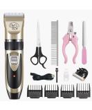 Electric Pet Grooming Clippers Rechargeable Cordless Pet Fur Grooming Trimmer Kit set Low Noise Low Vibration Professional Pet Dogs and Cats Grooming Trimmer Kit  - Buy Online on GoSupps.com