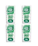 Tic Tacs Mints 4 Pack x 18G | Fresh Mints Sweets For On The Go Refreshment For refreshing moments Pocket Size Packs Travel Essentials - Buy Online on GoSupps.com