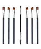 WanFengXue 7-Piece Professional Eyebrow Brush Set for Precise Eyeshadow Blending and Defining - Buy Online on GoSupps.com