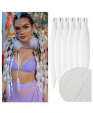 Buy 32 Inch Pre-Stretched Yaki Textured Crochet Hair Extensions - 6 Packs Synthetic Braiding Hair for Hot Water Setting - Buy Online on GoSupps.com