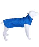 Adjustable Waterproof Dog Raincoat for Dogs Lightweight Pet Rain Jacket Puppy Clothes with Reflective Strip for Small Medium Large Dogs Medium Blue - Buy Online on GoSupps.com