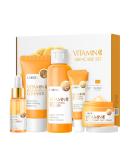 Skincare Gift Set for Teenage Girls - 5 Piece Vitamin C Travel Size Kit with Cleanser Toner Serum Eye Cream & Face Cream - Buy Online on GoSupps.com