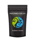 Prescribed for Life Sodium Citrate - TriSodium Citrate Dihydrate - USP Food Grade Fine Granular, 1 kg 1 kg (2.2 Pound) - Buy Online on GoSupps.com