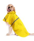 Ocsoso Waterproof Raincoat for Large Dogs - Breathable Yellow XXL Rain Jacket - Comfortable Rain Gear for Dogs - Durable & Stylish Dog Coat for Rainy Weather - Buy Online on GoSupps.com