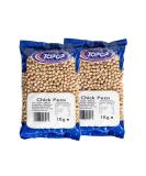 Top Op Chick Peas | 1KG | Chick Peas | Healthy Food | High Fibre | High Protein | Natural | Indian Origin | Gluten Friendly (Pack of 2) - Buy Online on GoSupps.com