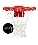 PROGOAL Professional Basketball Net Replacement - Heavy Duty Thick Net - Red&White - Standard Size - Fits 12-Loop Rims - Indoor/Outdoor - Buy Online on GoSupps.com