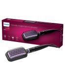 Philips StyleCare Heated Brush BHH880/00 - Smoothing Hair Styling Device 170 C & 200 C PTC Black & Pink Ideal for International Shipping - Buy Online on GoSupps.com