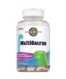 KAL Dinosaurs MultiSaurus Vitamins & Minerals - Berry, Grape & Orange - 90 Chewables - Buy Online on GoSupps.com