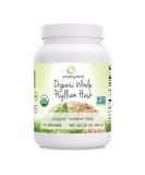 Amazing India USDA Certified Organic Whole Psyllium Husk 16 oz Powder - Non-GMO Gluten Free - High Soluble Fiber - Promotes Regularity - Buy Online on GoSupps.com
