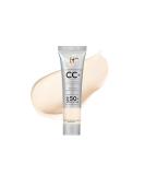 IT Cosmetics Your Skin But Better CC+ Cream Travel Size - Color Correcting Cream  Full-Coverage Foundation  Hydrating Serum & SPF 50+ Sunscreen - Natural Finish - 0.4 fl oz - Buy Online on GoSupps.com